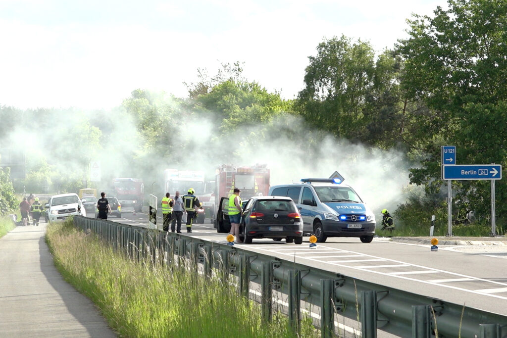 schwerer motorradunfall bei hornbek